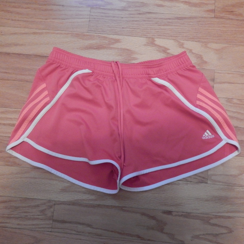 Red Adidas Work Out Shorts